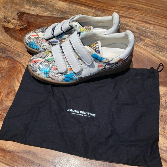 Jerome Dreyfuss snakeskin run sneaker size 38 - Picture 9 of 9